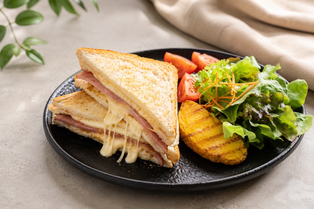 French Grilled Ham and Cheese Sandwich